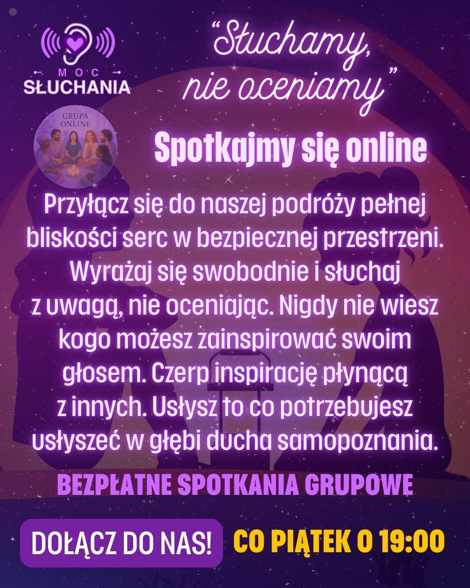 Dołącz do naszych spotkań grupowych.