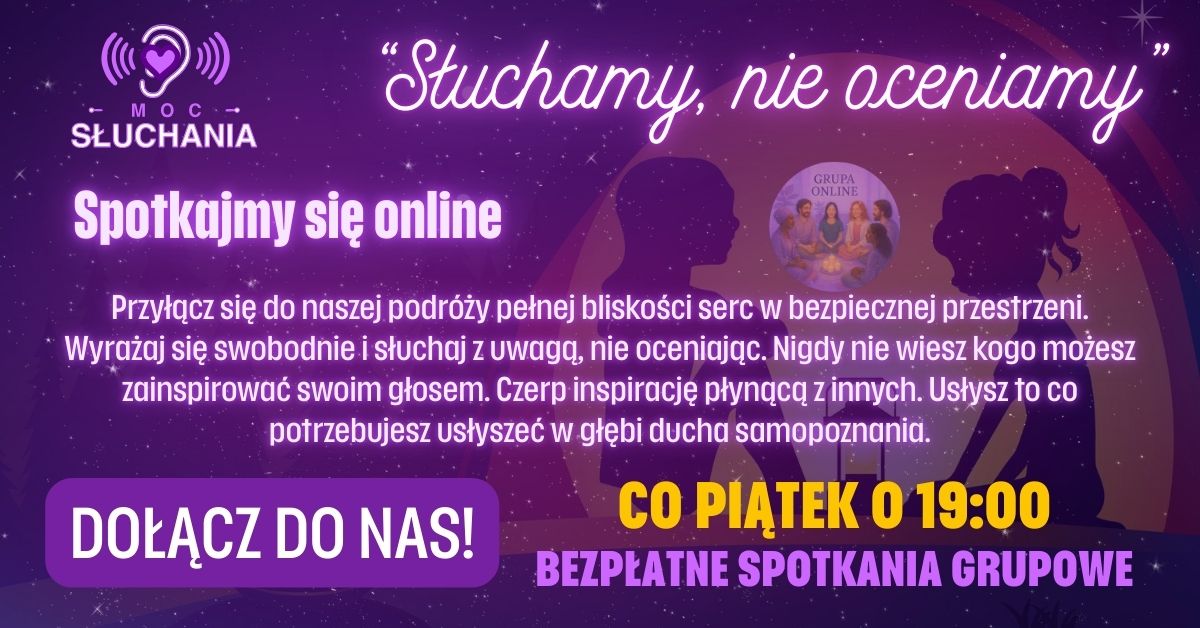 Dołącz do naszych spotkań grupowych.